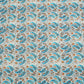 Sky Blue Indigo Floral Print Mulmul Fabric GT-90-17710