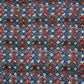 Red and White Indigo Handblock Print Mulmul Fabric GT-90-17714
