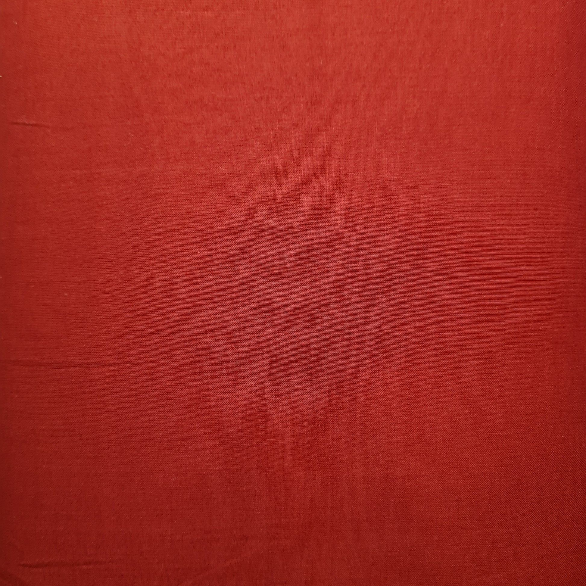 Premium Red Solid Cotton Mulmul Fabric
