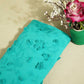 Sky Blue 3D Embroidery Cotton Fabric PC-30-17754