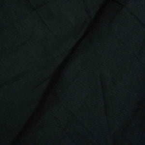 Black Solid Fabric Cotton Linen Slub 1501 SG-17834