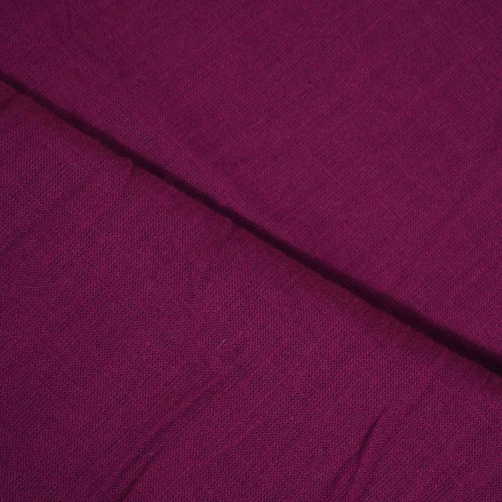 Purple Solid Fabric Cotton Linen Slub 1501 SG-17838
