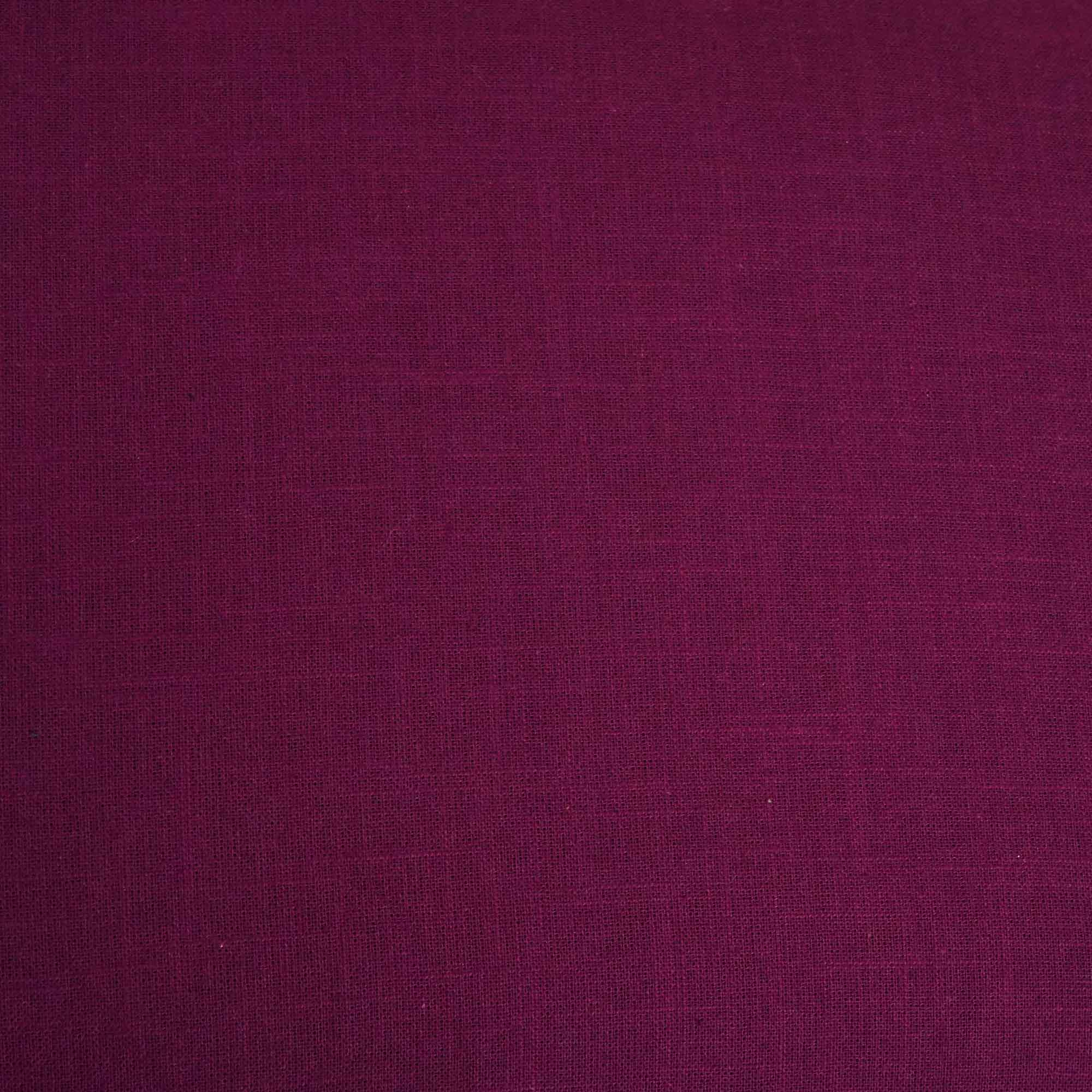 Purple Solid Fabric Cotton Linen Slub 1501 SG-17838