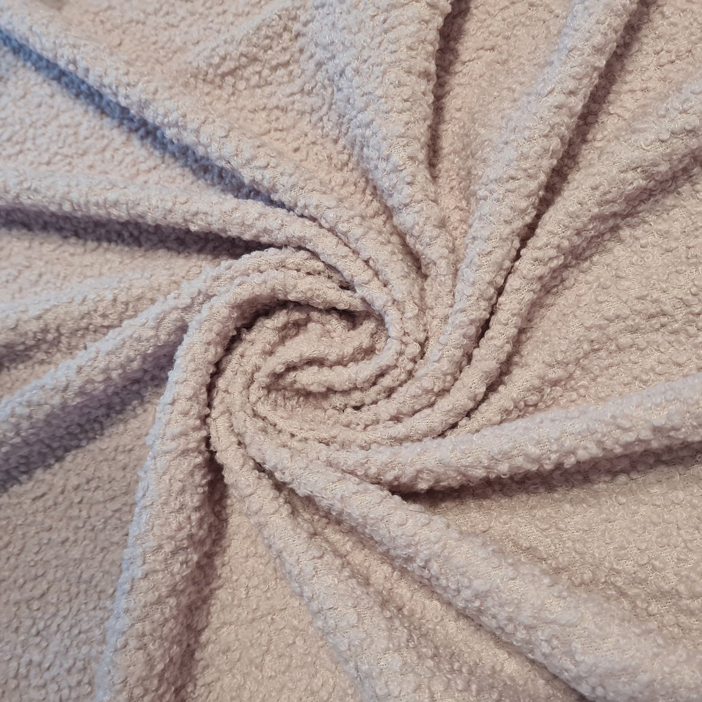 Lilac Solid Boucle Fabric 17903