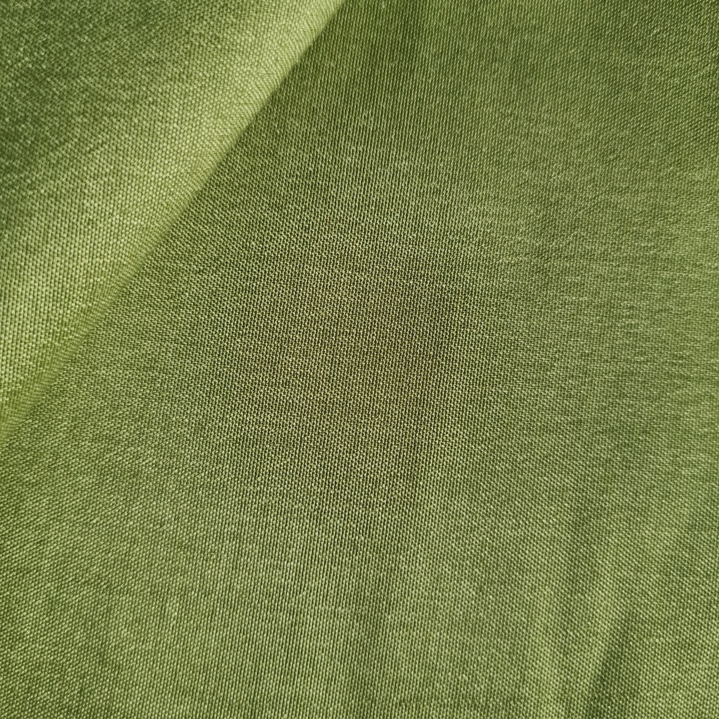 Green Solid Russian Silk Fabric 17927