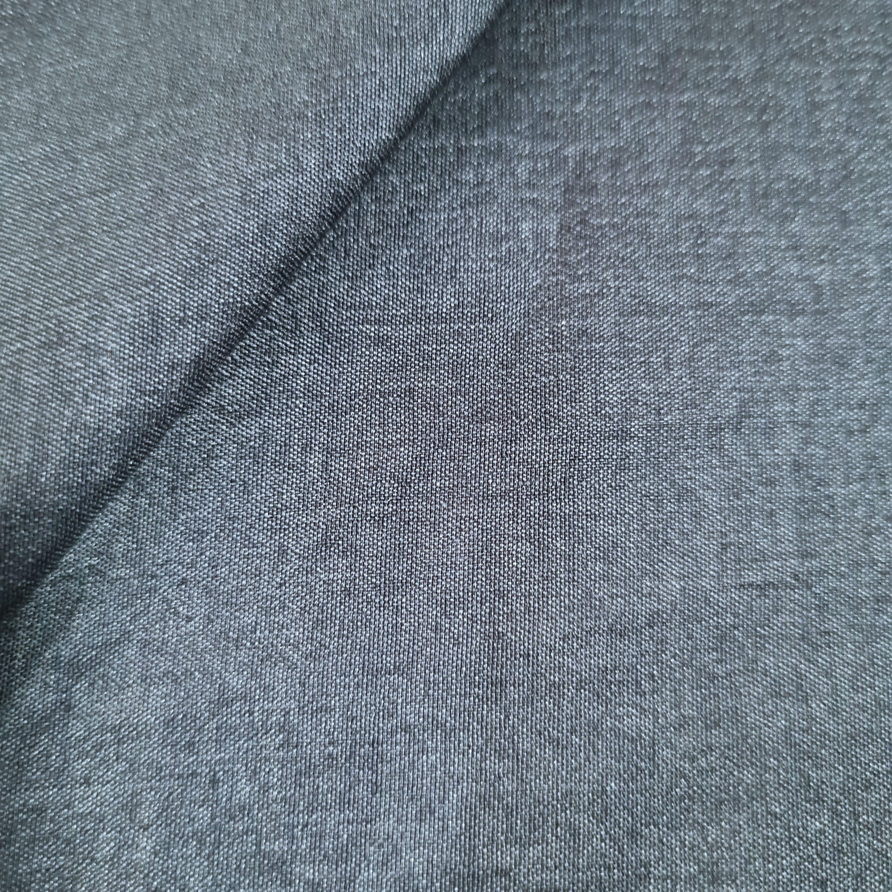 Navy Blue Solid Russian Silk Fabric 17934