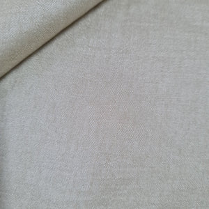 Dark Cream Solid Russian Silk Fabric 17939