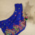 Blue Gamthi Mirror Embroidery Mulmul Fabric 285 RC-17942