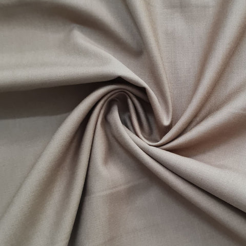 Camel Brown Solid  Premium Zupi Suiting Fabric 17965
