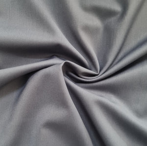 Steal Blue Solid Premium Zupi Suiting Fabric 17966