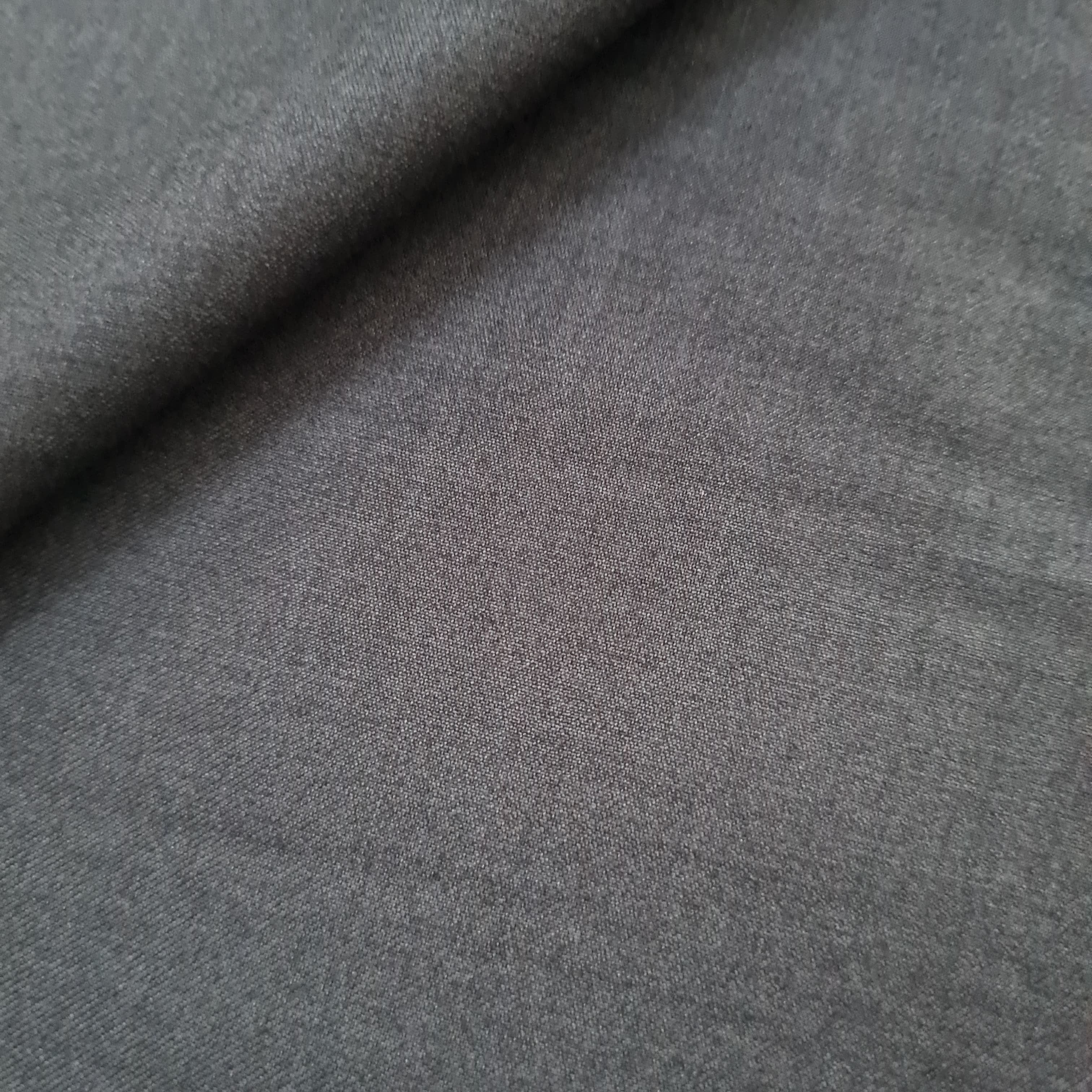 Charcoal Grey Solid Premium Zupi Suiting Fabric 17967