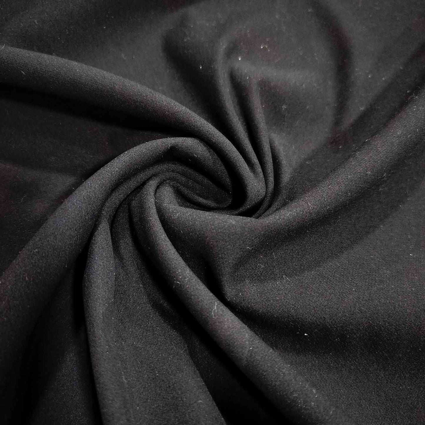Black Solid Premium Zupi Suiting Fabric SX-17977