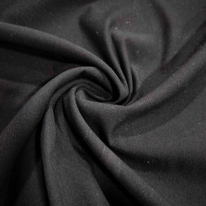 Black Solid Premium Zupi Suiting Fabric SX-17977
