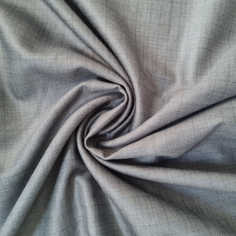 Light Grey Solid Premium Zupi Suiting Fabric 17978