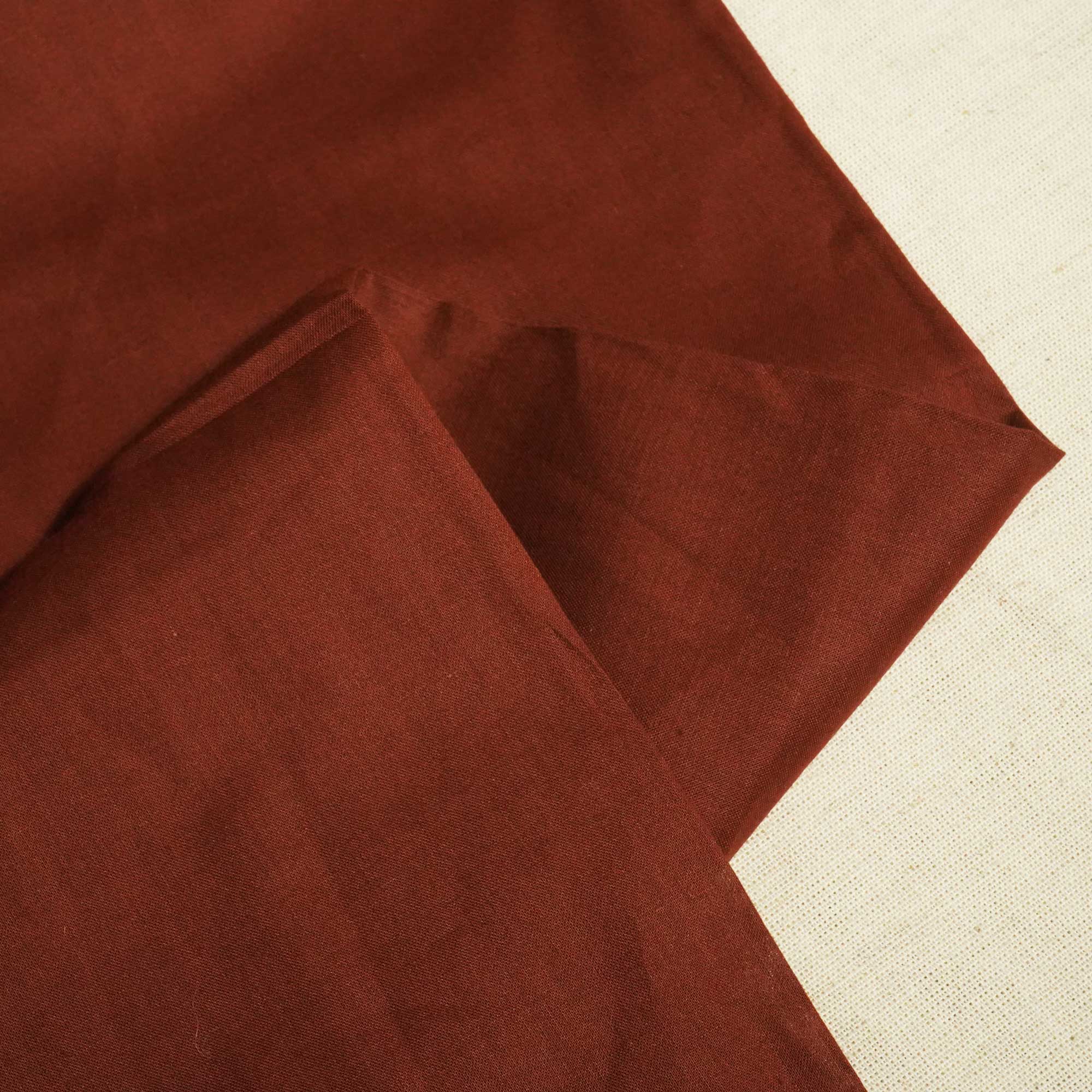 Brown Solid Cotton Mulmul 2062 MSMR-18013