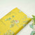 Mustard Floral Print Bemberg Gaji Silk Fabric 02030 GT-18025