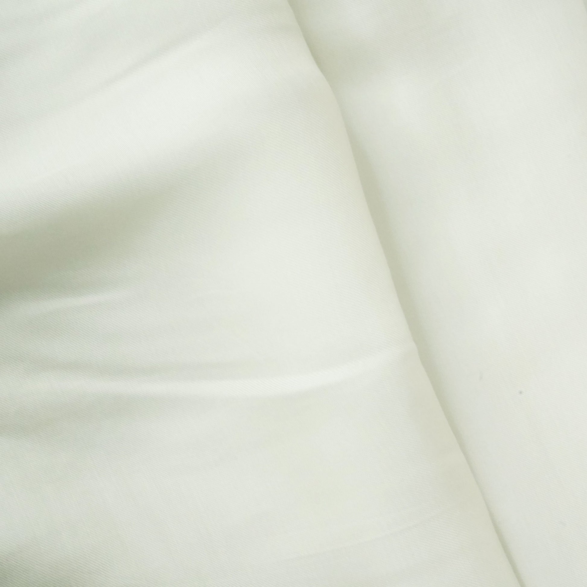 White Solid Dyeble Modal Satin Fabric 988 MN-18049