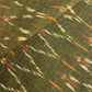 Green Ikkat Print Cotton Fabric 18114