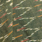 Green Ikkat Print Cotton Fabric 18114