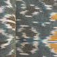 Olive Green Ikkat Print Cotton Fabric 18116