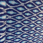 Royal Blue Ikkat Print Cotton Fabric 18131