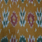 Mustard Ikkat Print Cotton Fabric 18133