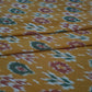Mustard Ikkat Print Cotton Fabric 18133
