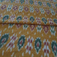 Mustard Ikkat Print Cotton Fabric 18133