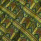 Green Ajrakh Print Modal Satin Fabric 0070 18172