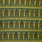 Green Ajrakh Print Modal Satin Fabric 0070 18172