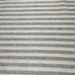 Off White Green Stripes Print Cotton Linen Fabric 18442