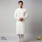 White Dyeable Mirror Embroidery Georgette Fabric 18526