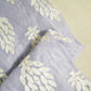 Purple Thread Embroidery Malai Chanderi Silk Fabric 0406-SN-18574