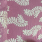 Pink Thread Embroidery Malai Chanderi Silk Fabric 18575