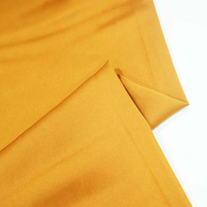 Mustard Solid Zara Satin Fabric AF-18714 - TradeUNO