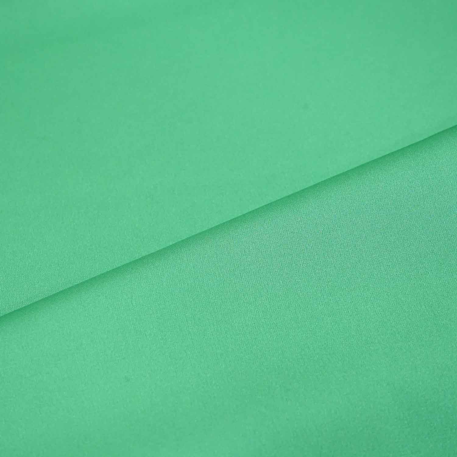 Mint Green Solid Zara Satin Fabric AF-18715 - TradeUNO