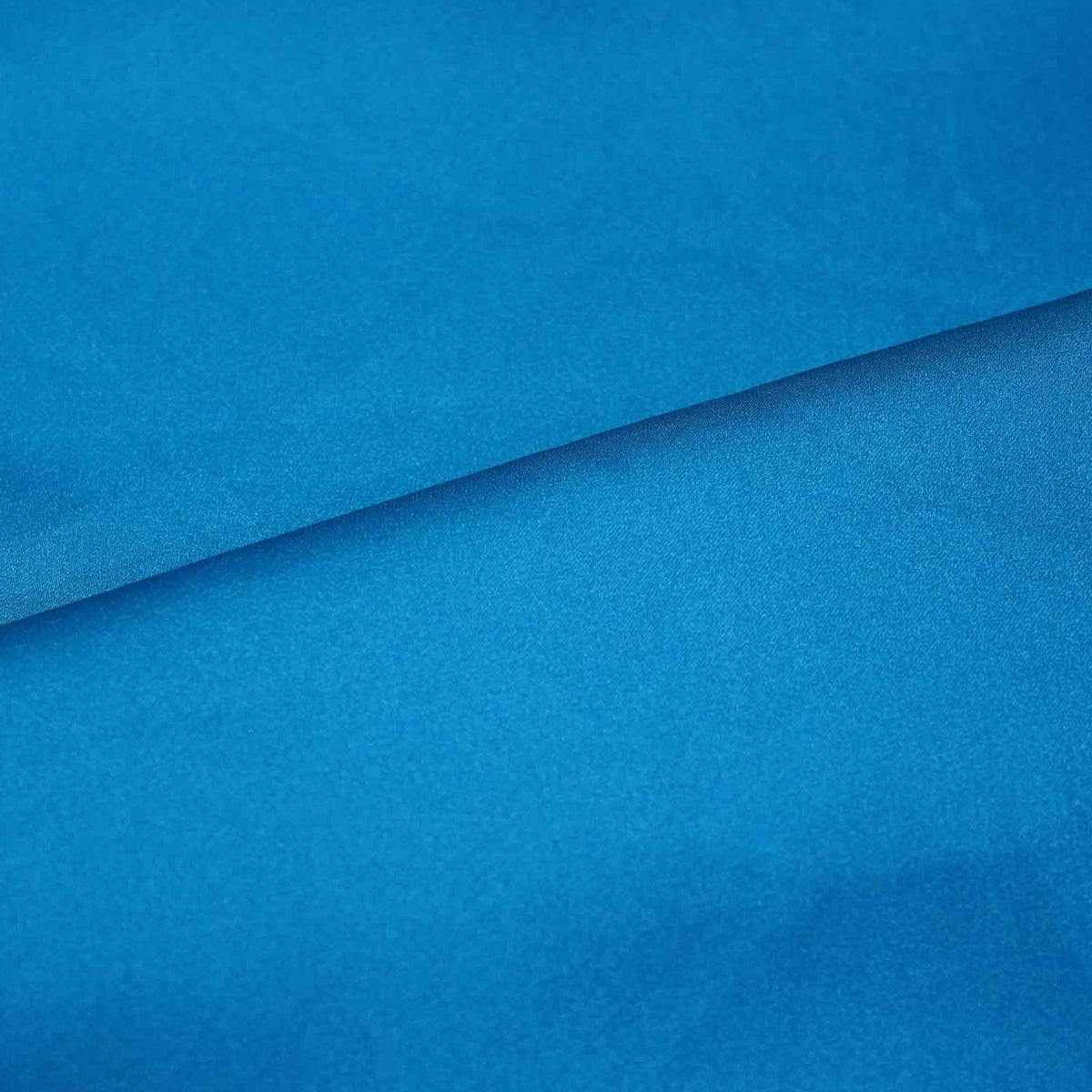Teal Blue Solid Zara Satin Fabric AF-18722 - TradeUNO