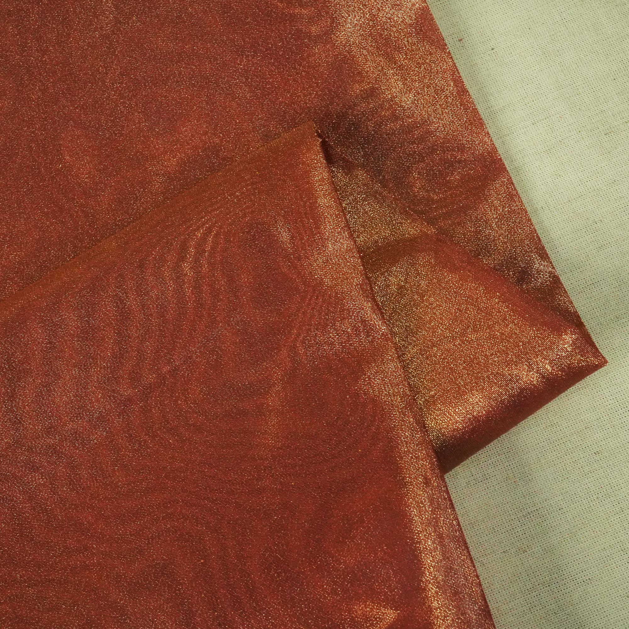 Dark Pink Solid Plain Tissue Fabric 332 KR-18750