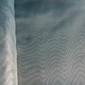 Sky Blue Solid Plain Tissue Fabric 18760