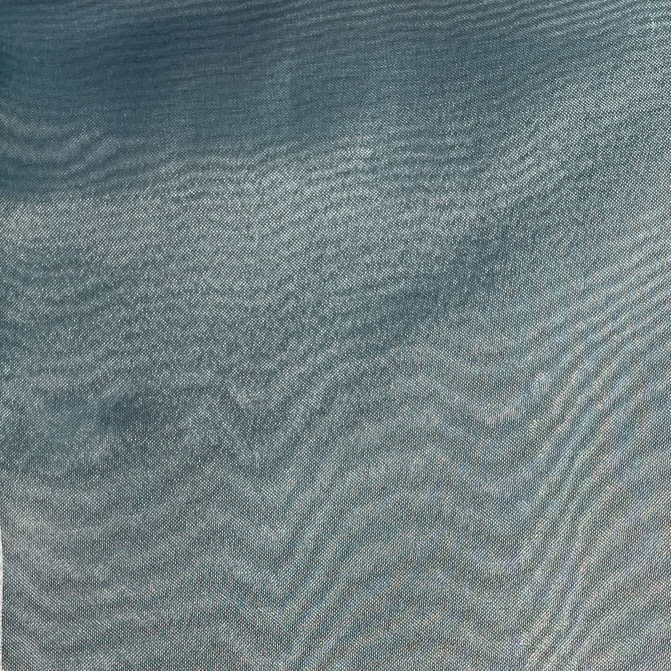 Sky Blue Solid Plain Tissue Fabric 18760