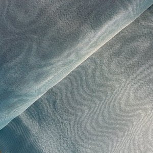 Sky Blue Solid Plain Tissue Fabric 18760