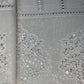 White Dyeable Sequins Embroidery Georgette Fabric 18786