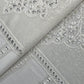 White Dyeable Sequins Embroidery Georgette Fabric 18786