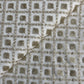 White Dyeable Gold Sequiens Embroidery Georgette Fabric 18788