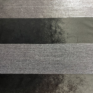 Black Metalic Stripes Valvet Fabric 18792