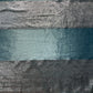 Blue Metalic Stripes Velvet Fabric