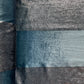 Blue Metalic Stripes Velvet Fabric