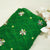 Green Pearl and Mirror hand Embroidery Organza Fabric 02355 GT-18816