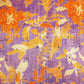Purple Floral Gota Embroidery Crepe Fabric 2324 GT-18876