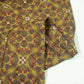 Yellow Hand Embroidery Pure Silk Fabric 309 KRE-19207